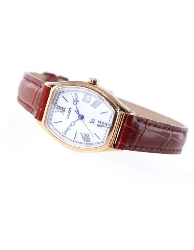 solar mujer Orient iO Natural & Plain RN-WG0014S JDM 24.1mm cristal de zafiro